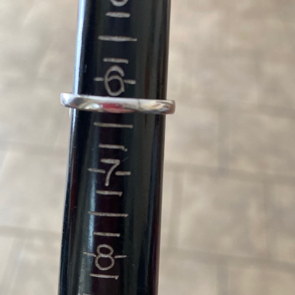 Sterling silver and enamel heart/friendship ring - Picture 3 of 7